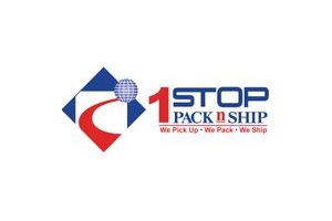 1 stop pack n ship logo