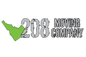 208 moving company logo