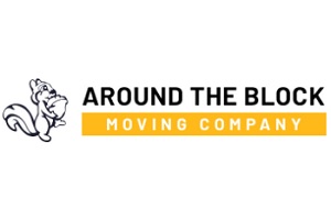 around the block moving company logo