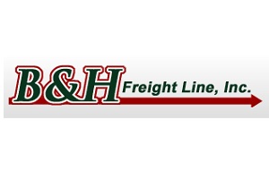 b h freight logo