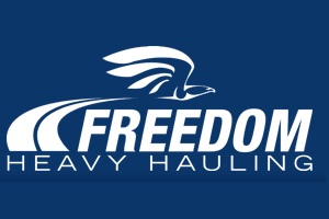 freedom heavy hauling logo