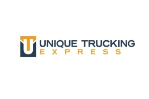 unique trucking express logo