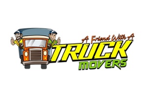 a friend with a truck movers logo