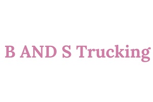 b and s trucking logo